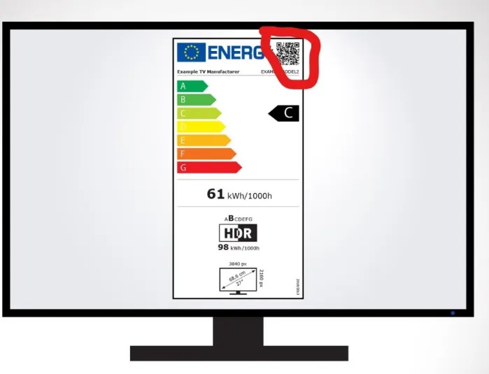 Il QR Code sulla nuova etichetta energetica 